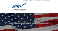 Desktop Screenshot of nutekaerospace.com