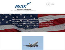 Tablet Screenshot of nutekaerospace.com